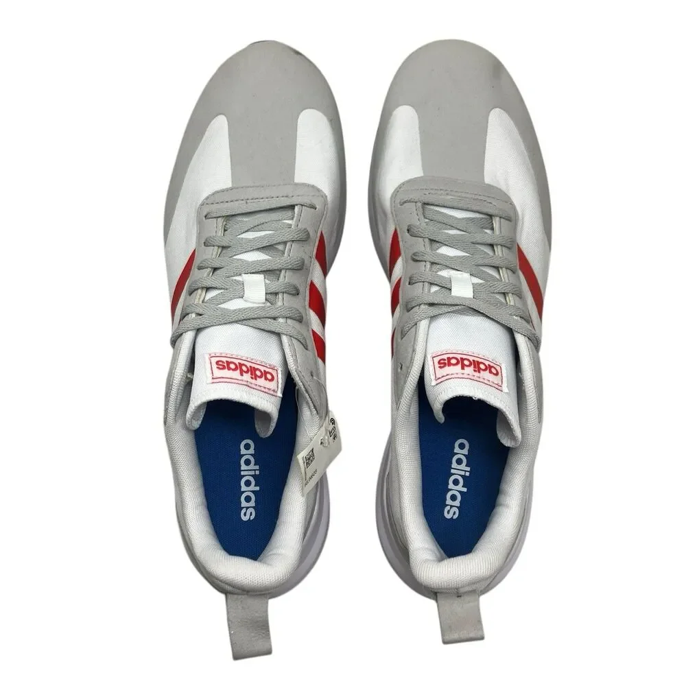 Adidas Sneakers EE9728 Mens 12 Grey Red Retro Running‎ Casual Streetwear Run 60s
